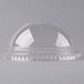 Fabri-Kal DLKC12/20 Kal-Clear / Nexclear 9 oz. Clear Plastic Dome Lid with 1" Hole - 1000/Case Main Thumbnail 3