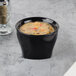 Cambro MDSHB5110 Harbor Collection Black 5 oz. Insulated Plastic Bowl - 48/Case Main Thumbnail 1