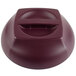 Cambro MDSHD9487 Harbor Collection Cranberry 10 1/4" Insulated Plastic Dome Plate Cover - 12/Case Main Thumbnail 2