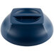 Cambro MDSHD9497 Harbor Collection Navy Blue 10 1/4" Insulated Plastic Dome Plate Cover - 12/Case Main Thumbnail 2