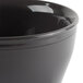 Cambro MDSHB9485 Harbor Collection Smoked Metal 9 oz. Insulated Plastic Bowl - 12/Pack Main Thumbnail 7