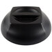 Cambro MDSHD9110 Harbor Collection Black 10 1/4" Insulated Plastic Dome Plate Cover   - 12/Case Main Thumbnail 2