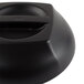 Cambro MDSHD9110 Harbor Collection Black 10 1/4" Insulated Plastic Dome Plate Cover   - 12/Case Main Thumbnail 5