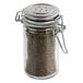 Tablecraft H2S&P 2 oz. Resealable Salt and Pepper Shaker Glass Jar with Stainless Steel Clip-Top Lid Main Thumbnail 6