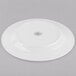 World Tableware 840-438R-10 Porcelana 10 1/2" Round Bright White Wide Rim Porcelain Plate - 12/Case Main Thumbnail 3