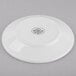 World Tableware 840-410R-23 Porcelana 6 1/4" Round Bright White Wide Rim Porcelain Plate - 36/Case Main Thumbnail 3