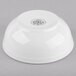 World Tableware 840-360-009 Porcelana 15 oz. Bright White Porcelain Oatmeal Bowl - 36/Case Main Thumbnail 3