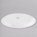 World Tableware 840-530N-18 Porcelana 13 1/8" x 10" Oval Bright White Narrow Rim Porcelain Platter - 12/Case Main Thumbnail 3