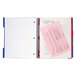 A spiral bound Five Star notebook with college ruled paper in pink.