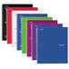 A group of Five Star wirebound notebooks in assorted colors with quadrille ruled pages.