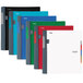 Five wirebound Five Star notebooks with assorted color covers.