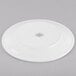 World Tableware 840-430N-14 Porcelana 9 1/2" Round Bright White Narrow Rim Porcelain Plate - 24/Case Main Thumbnail 3