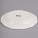 Choice 9" Ivory (American White) Scalloped Edge Stoneware Plate - 24/Case Main Thumbnail 4