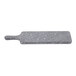 A grey marble Thunder Group melamine serving board with handle.