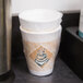Dart 10X10GWRAP ThermoGlaze 10 oz. Cafe G Hotel and Motel Individually Wrapped Foam Hot Cup - 900/Case Main Thumbnail 3