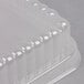 D&W Clear Dome Lid for 1 1/2 lb. Aluminum Foil Loaf Pan - 500/Case Main Thumbnail 5