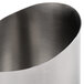 Tablecraft R44 4" Brushed Stainless Steel Angled French Fry Cup Main Thumbnail 7
