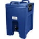 Cambro UC1000186 Ultra Camtainers® 10.5 Gallon Navy Blue Insulated Beverage Dispenser Main Thumbnail 1