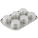 Wilton 2105-955 Recipe Right 6 Cup 7.1 oz. Non-Stick Steel Jumbo Muffin Pan - 8 5/8" x 13 1/4" Main Thumbnail 3
