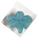 A blue and green leaf shaped Ateco lily cutter.