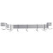 Advance Tabco GW1-36 41" Powder Coated Steel Wall Mounted Single Line Pot Rack with 6 Double Prong Hooks Main Thumbnail 1