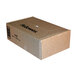 A brown cardboard box with black text for Fellowes 3605801 shredder bags.