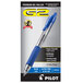 A package of 12 Pilot G2 0.38mm blue gel pens with translucent barrels.