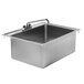 Regency 28" x 20" x 12" 16-Gauge Stainless Steel One Compartment Drop-In Sink with 12" Faucet Main Thumbnail 1