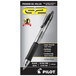 A package of 12 black Pilot G2 Ultra Fine Gel Pens with black and silver accents.