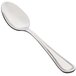 A 10 Strawberry Street Pearl stainless steel serving spoon with a handle.