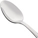 A 10 Strawberry Street Pearl stainless steel serving spoon with a handle.