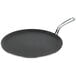 A close-up of a black Vollrath Aluminum Non-Stick Griddle pan with a handle.