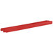 A red rectangular tray rail for Cambro Versa food bars.