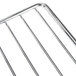 A close up of a stainless steel wire rack for an Avantco electric convection oven.