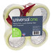 Universal UNV91004 2" x 60 Yards Heavy-Duty Box Sealing Tape with Dispenser - 4/Pack Main Thumbnail 1