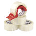 Universal UNV91004 2" x 60 Yards Heavy-Duty Box Sealing Tape with Dispenser - 4/Pack Main Thumbnail 2