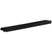 Cambro VBRR5110 5' Black Tray Rail for Versa Food Bars and Work Tables Main Thumbnail 1