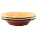 Tuxton DYD-090 12.5 oz. Rim China Soup Bowl, Assorted Colors - 24/Case Main Thumbnail 1