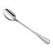An Acopa Edgewood stainless steel iced tea spoon with a silver handle.