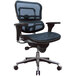 Eurotech Seating ME8ERGLO-KM15 Ergohuman Blue Mesh Mid Back Swivel Office Chair Main Thumbnail 1