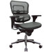 Eurotech Seating ME8ERGLO-W09-53 Ergohuman Grey Mesh Mid Back Swivel Office Chair Main Thumbnail 1