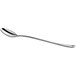 An Acopa Landsdale stainless steel iced tea spoon with a long silver handle.