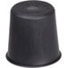 A black plastic Matfer Bourgeat Exoglass dariole mold with a round top.