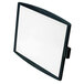 A white Fellowes Partition Additions dry-erase board with a black frame.