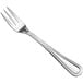 An Acopa Edgeworth stainless steel fork with a silver handle.