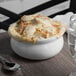Tuxton BWS-1203 12 oz. Porcelain White China Onion Soup Crock - 12/Case Main Thumbnail 1