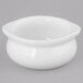 Tuxton BWS-1203 12 oz. Porcelain White China Onion Soup Crock - 12/Case Main Thumbnail 3