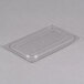 Cambro 40CWC135 Camwear 1/4 Size Clear Polycarbonate Flat Lid Main Thumbnail 4