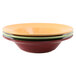 Tuxton DYD-105 24 oz. Tall China Pasta Bowl, Assorted Colors - 12/Case Main Thumbnail 1