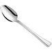 An Acopa Landsdale stainless steel serving spoon with a silver handle.